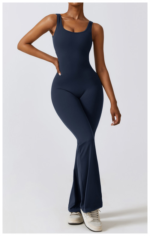 Custom Bodycon Jumpsuit|Hip Lift Jumpsuit Yoga Clothes Factory Outdoor Running Sports Private Brand