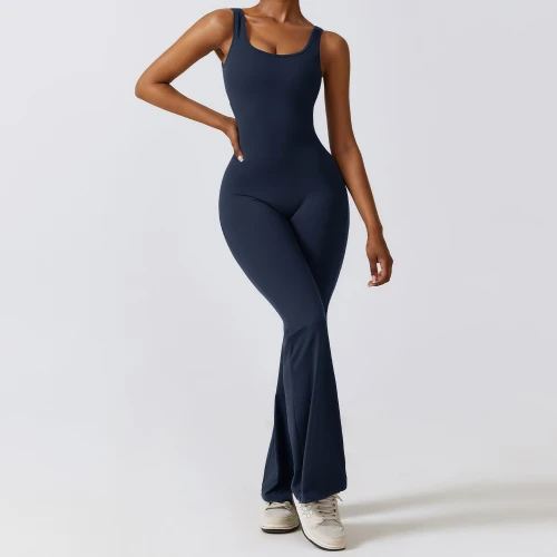Custom Bodycon Jumpsuit|Hip Lift Jumpsuit Yoga Clothes Factory Outdoor Running Sports Private Brand