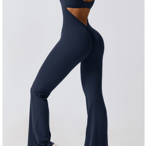Custom Bodycon Jumpsuit|Hip Lift Jumpsuit Yoga Clothes Factory Outdoor Running Sports Private Brand