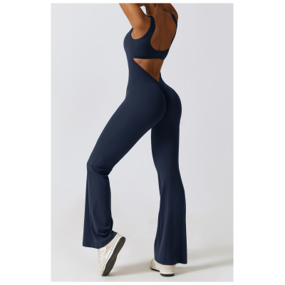 Custom Bodycon Jumpsuit|Hip Lift Jumpsuit Yoga Clothes Factory Outdoor Running Sports Private Brand