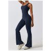 Custom Bodycon Jumpsuit|Hip Lift Jumpsuit Yoga Clothes Factory Outdoor Running Sports Private Brand