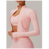Custom Breathable Jackets | Wholesale Zipper Long Sleeve  Quick Dry Yoga Clothes Manufacturer