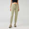 Custom loose joggers|Factory high waist yoga pants women drawstring quick dry elastic fitness pants