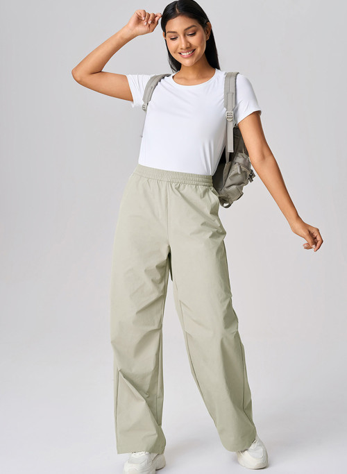 Custom loose joggers | Wholesale loose wide leg pants quick dry breathable casual pants factory