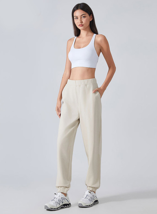Custom loose joggers | Wholesale sweatpants high waist casual sports fitness yoga pants