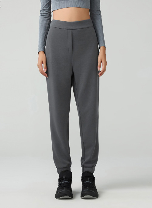 Custom loose joggers | Wholesale high waist loose running sweatpants factory