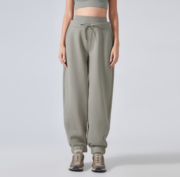 Custom loose joggers |Autumn and winter plus fleece warm sports pants manufacturer versatile casual
