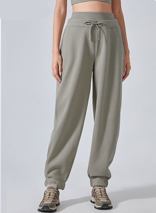 Custom loose joggers |Autumn and winter plus fleece warm sports pants manufacturer versatile casual