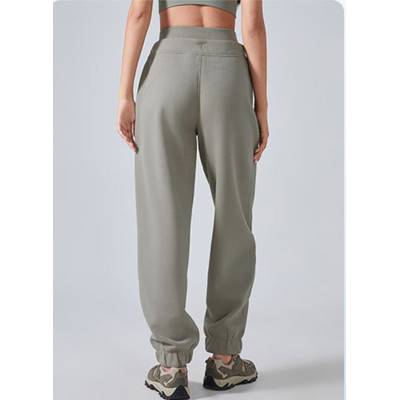 Custom loose joggers |Autumn and winter plus fleece warm sports pants manufacturer versatile casual