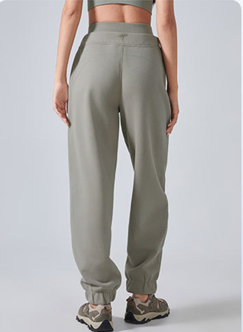 Custom loose joggers |Autumn and winter plus fleece warm sports pants manufacturer versatile casual