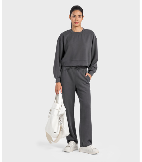 Custom loose joggers |Autumn and winter plus fleece warm sports pants manufacturer versatile casual