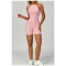 Custom jumpsuits|Factory wholesale sanded bodysuit yoga suit custom three-dimensional lines fashion