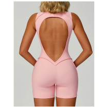 Custom jumpsuits|Factory wholesale sanded bodysuit yoga suit custom three-dimensional lines fashion