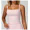 Custom Yoga Vest | Wholesale Double Strap Slim Fit Sports Vest for Outdoor Running and Fitness