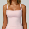 Custom Yoga Vest | Wholesale Double Strap Slim Fit Sports Vest for Outdoor Running and Fitness