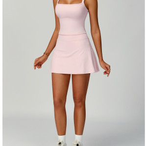 Custom sports skirts | Wholesale flip up waist summer skirts pockets custom logo colors