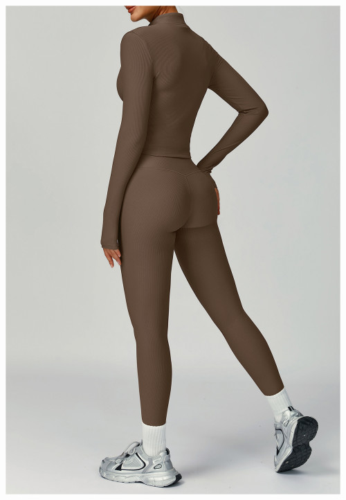 Custom yoga suit | Factory direct sales yoga high waist tight slimming outdoor sports suit