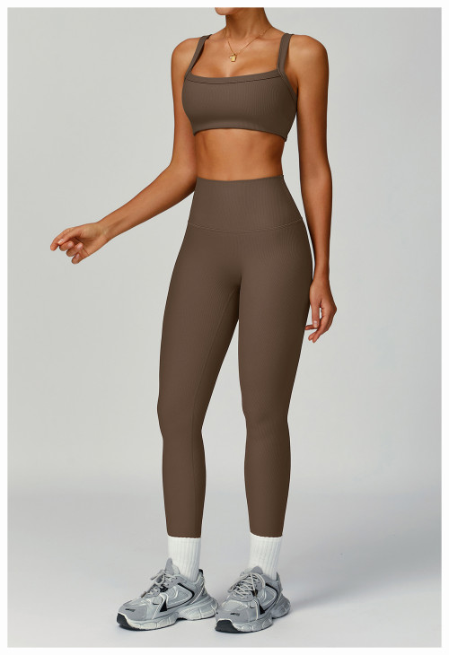 Custom yoga suit | Factory direct sales yoga high waist tight slimming outdoor sports suit