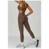 Custom yoga suit | Factory direct sales yoga high waist tight slimming outdoor sports suit