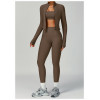 Custom yoga suit | Factory direct sales yoga high waist tight slimming outdoor sports suit