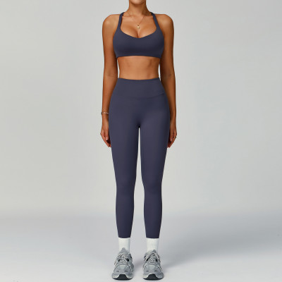 Custom eco-friendly yoga sets | Factory direct sales eco-friendly recycled tight-fitting yoga sets