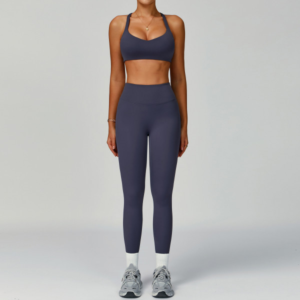 Custom eco-friendly yoga sets | Factory direct sales eco-friendly recycled tight-fitting yoga sets
