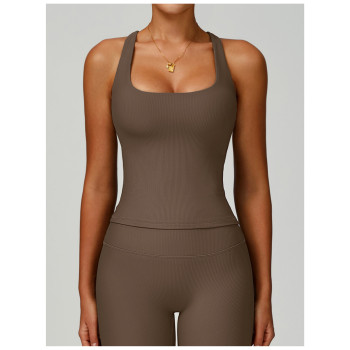 Custom Yoga Vest |Wholesale High Intensity Sports Vest Outdoor Running Fitness Factory Manufacturer