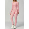 Custom jumpsuits|Factory wholesale sanded contrast color yoga jumpsuit tight sports fitness clothes