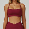 Custom Yoga bra | Wholesale sports bra cross back high-end yoga bra running fitness