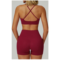 Custom Yoga bra | Wholesale sports bra cross back high-end yoga bra running fitness