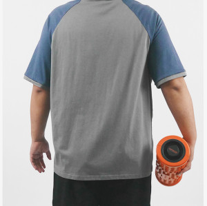 Custom T-Shirts | Factory Direct: High-Quality, Breathable, Colorblock Men's Fitness T-Shirts