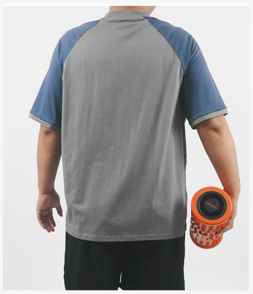 Custom T-Shirts | Factory Direct: High-Quality, Breathable, Colorblock Men's Fitness T-Shirts