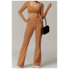 Custom Yoga Sets | Factory Wholesale High-Waisted, Long-Sleeved Yoga Suits for Running and Fitness