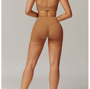 Custom Yoga Sets | Factory Wholesale High-Waisted Yoga Shorts for Running and Exercise