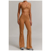 Custom Yoga Sets | Factory Wholesale High-Waisted Yoga Flared Pants Set for Quick-Drying Running
