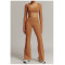 Custom Yoga Sets | Factory Wholesale High-Waisted, Long-Sleeved Yoga Suits for Running and Fitness