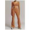 Custom Yoga Sets | Factory Wholesale High-Waisted, Long-Sleeved Yoga Suits for Running and Fitness