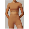 Custom Yoga Sets | Factory Wholesale High-Waisted Yoga Shorts for Running and Exercise