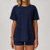 Custom short-sleeves | Factory direct sales versatile short-sleeves round neck loose quick-drying