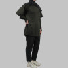 Custom Modest Active wear | Factory direct sales Muslim solid color finger button long sleeve style