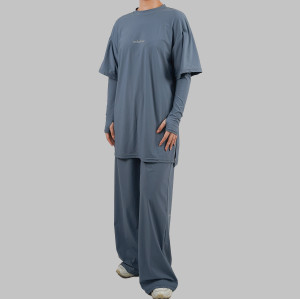 Custom Modest Active wear| solid color Muslim trousers factory manufacturer sports fitness