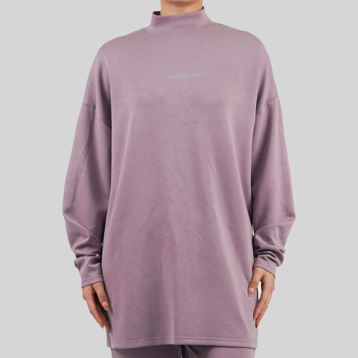 Custom Modest Active wear| Solid color Muslim sweatshirt factory manufacturer sports fitness