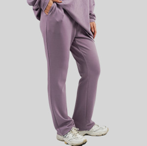 Custom Modest Active wear| Solid color muslin trousers factory manufacturer sports fitness