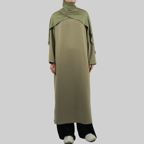 Custom Modest Active wear| Solid color Muslim robe factory manufacturer full body coverage