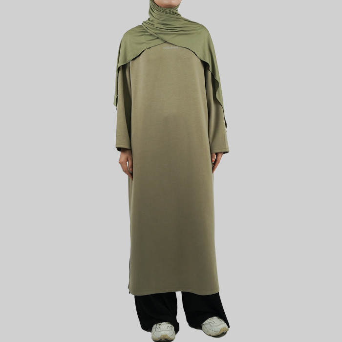 Custom Modest Active wear| Solid color Muslim robe factory manufacturer full body coverage