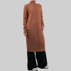Custom Modest Active wear| Factory direct sales solid color Muslim long robe dignified and elegant
