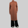 Custom Modest Active wear| Factory direct sales solid color Muslim long robe dignified and elegant