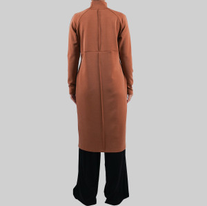 Custom Modest Active wear| Factory direct sales solid color Muslim long robe dignified and elegant