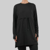 Custom Modest Active wear| Manufacturers customize Muslim drawstring tops simple and modern
