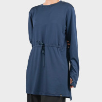 Custom Modest Active wear|Manufacturer's customized Muslim drawstring tops are light and breathable